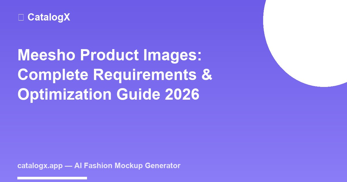 Meesho product images requirements guide