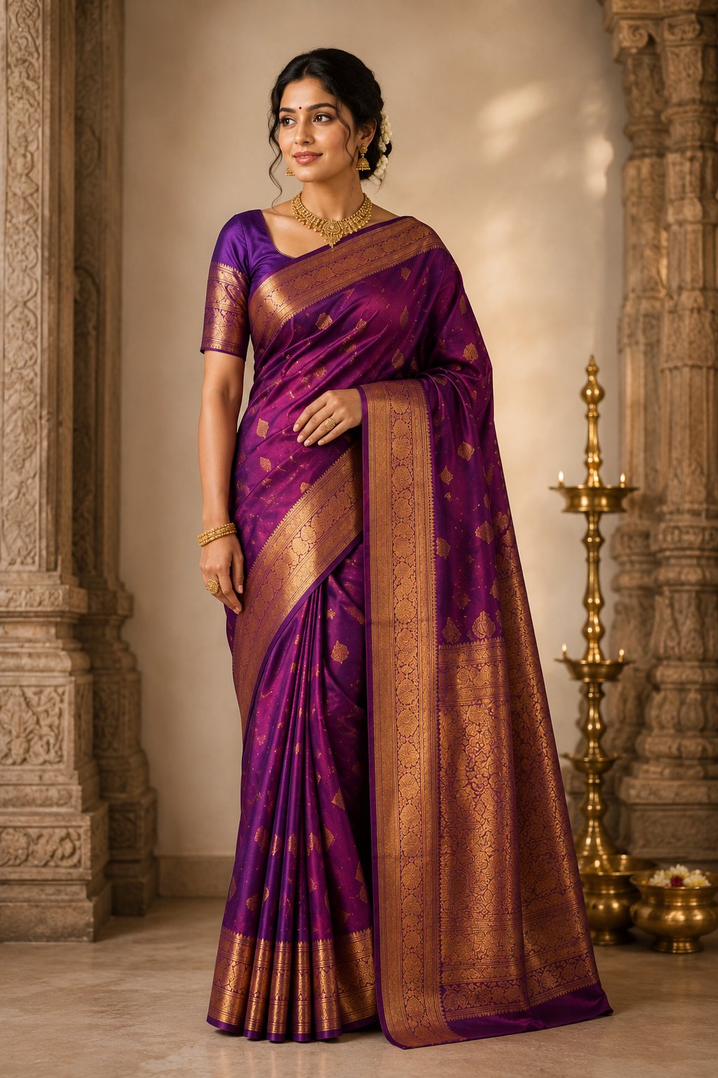 AI-generated on-model product photo made by CatalogX from a flat garment photo
