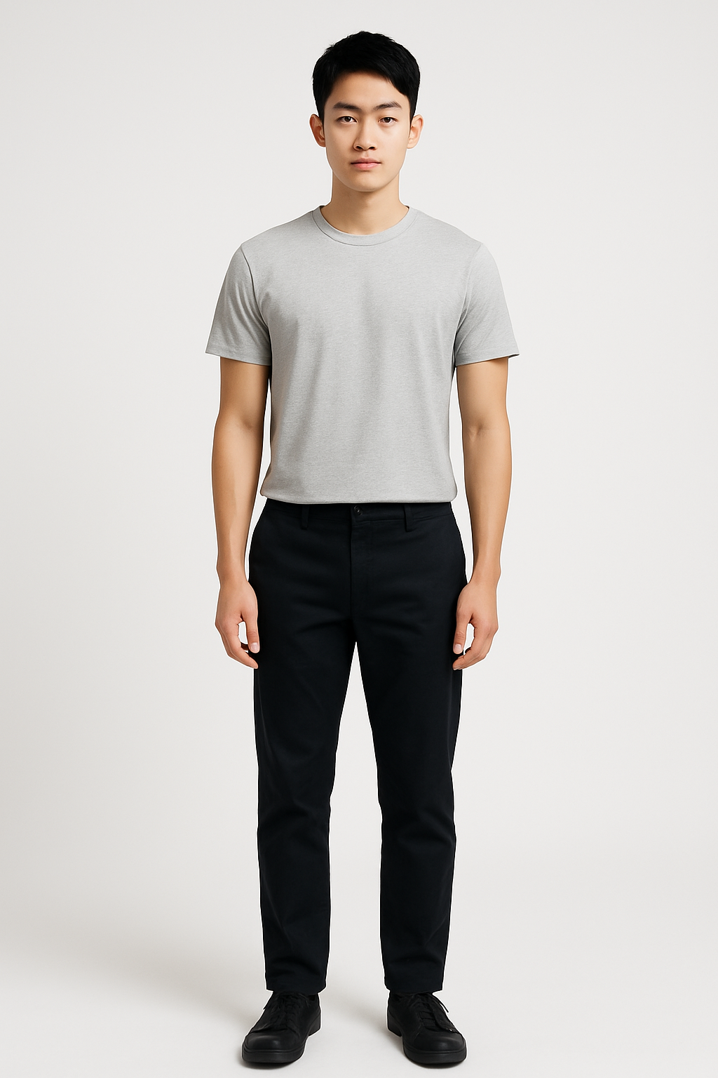 AI-generated linen shirt mockup